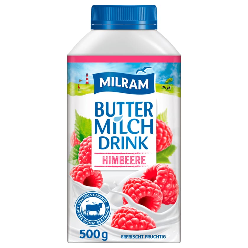 Milram Buttermilch-Drink Himbeere 500g